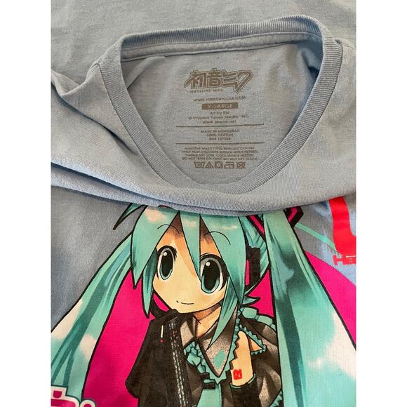 Hatsune Miku Chibli Print Tee Size XL - Picture 4 of 5